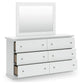 Bostwick Shoals Queen Panel Bed, Dresser, Mirror and Nightstand