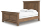 Vandenmore Queen Panel Bed with Mirrored Dresser, Chest and Nightstand