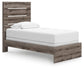 Urbanoore Twin Panel Bed, Dresser, Mirror, Chest and Nightstand