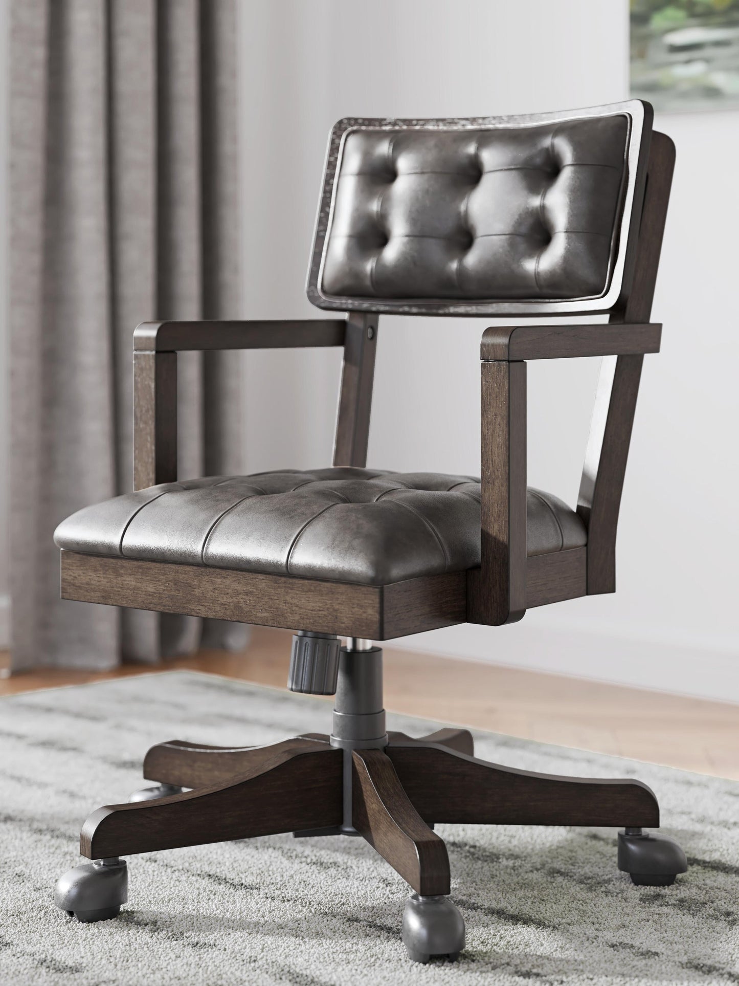 Ashley Express - Breckington Home Office Desk with Chair and Storage