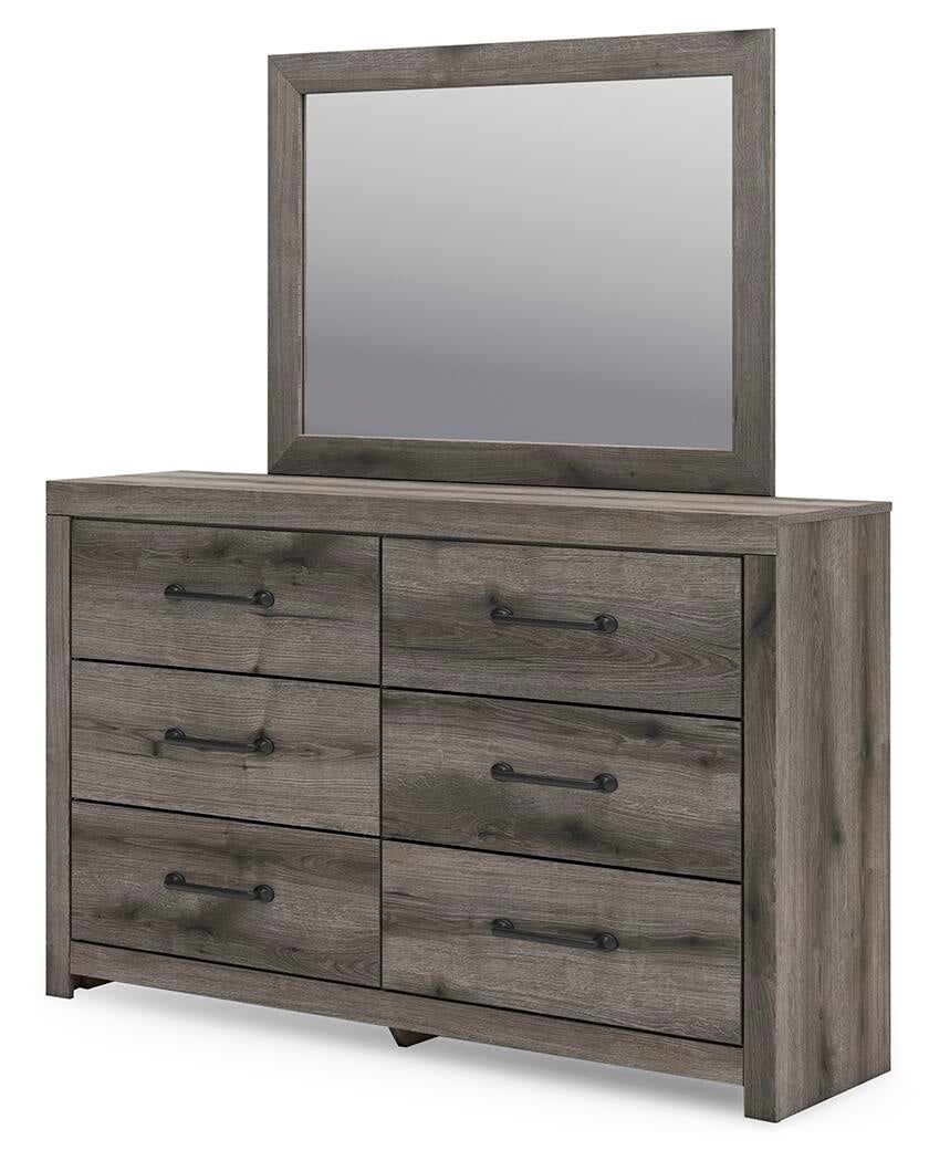 Urbanoore Twin Panel Bed, Dresser, Mirror and Nightstand