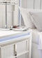 Chalanna King Upholstered Storage Bed, Dresser, Mirror, Chest and Nightstand