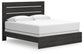 Delmorta King Panel Bed, Dresser, Mirror and Nightstand