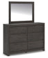 Parlayon King Panel Storage Bed, Dresser, Mirror, Chest and Nightstand