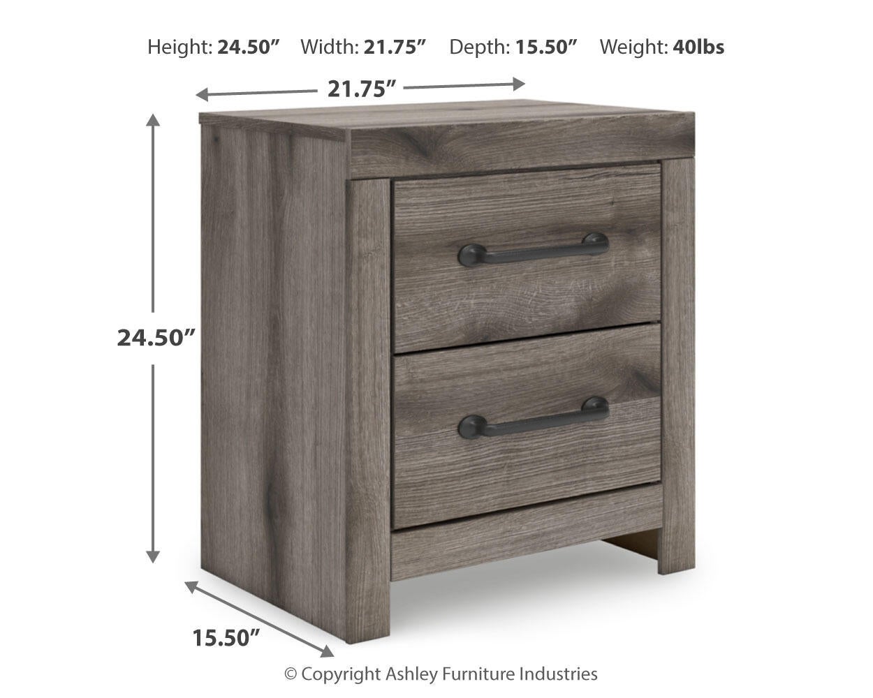 Urbanoore Full Panel Storage Bed, Dresser, Mirror and Nightstand