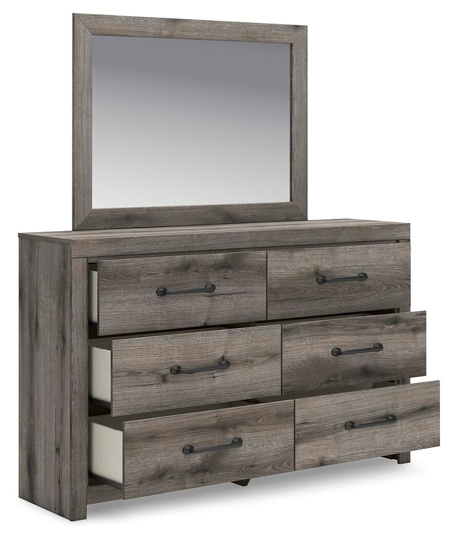 Urbanoore Twin Panel Bed with Storage, Dresser, Mirror, Chest and Nightstand