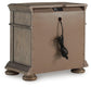 Ardenfield Queen Upholstered Sleigh Bed, Dresser, Mirror and Nightstand