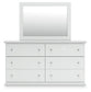 Bostwick Shoals Full Panel Bed, Dresser, Mirror, Chest and Nightstand