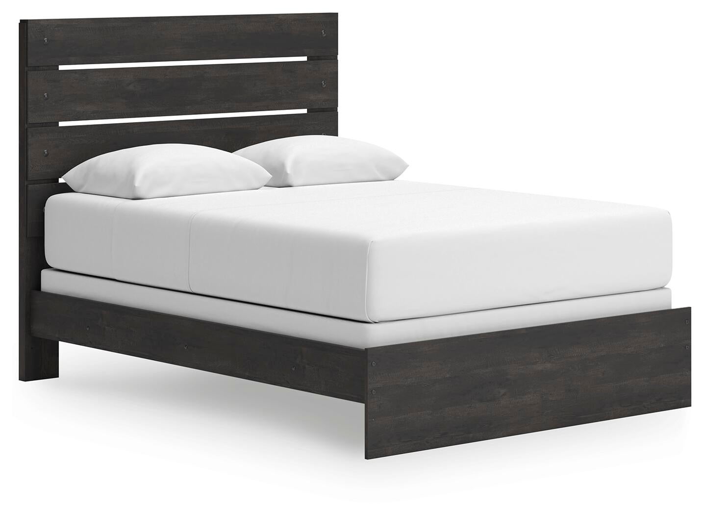 Delmorta Queen Panel Bed, Dresser, Mirror and Nightstand