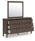 Pamytta Twin Panel Bed, Dresser, Mirror and Nightstand