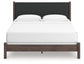 Pamytta King Upholstered Panel Bed, Dresser, Mirror, Chest and Nightstand