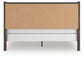 Pamytta King Upholstered Panel Bed, Dresser, Mirror, Chest and Nightstand