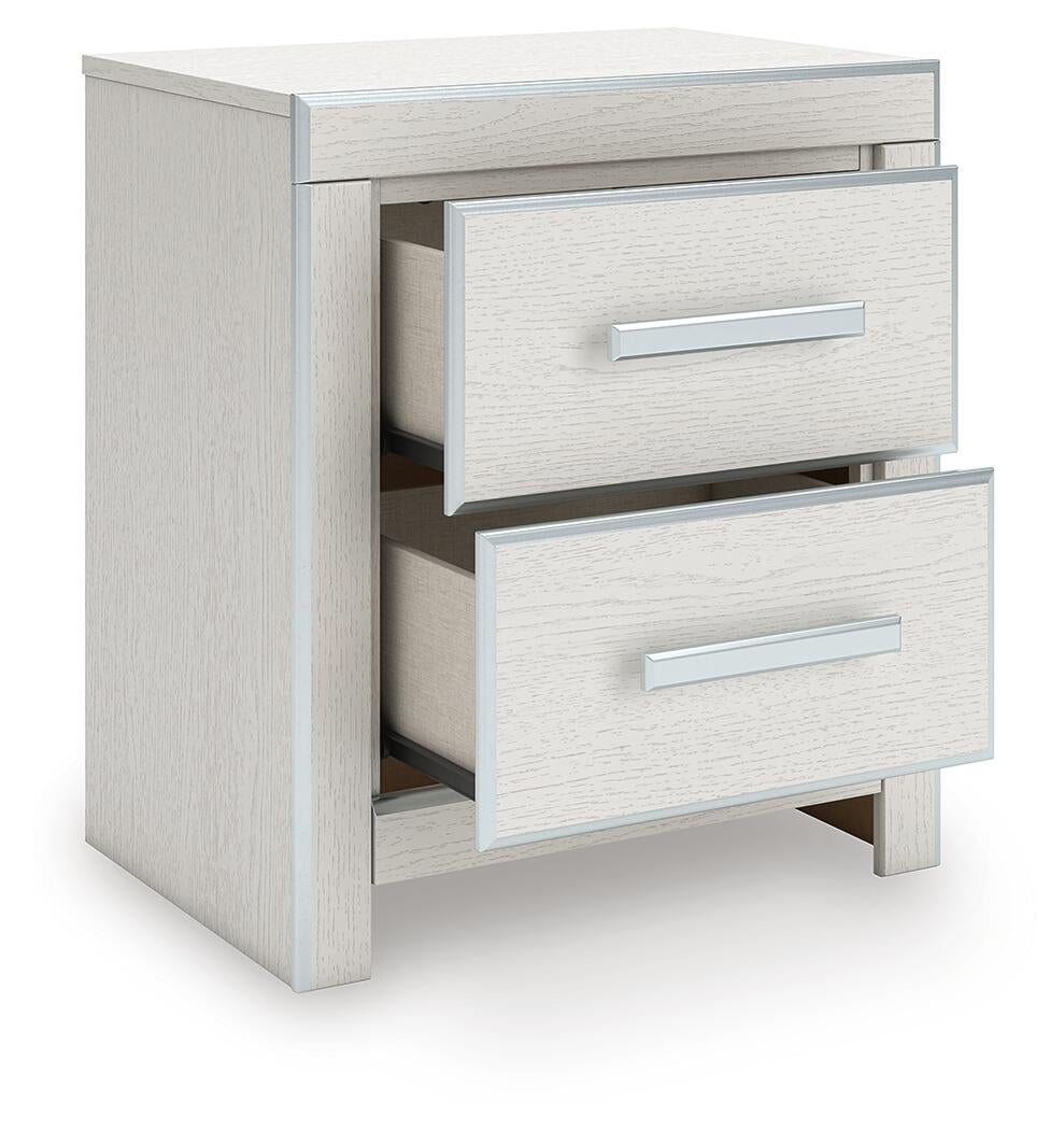Zuraleus Queen Upholstered Bed, Dresser, Mirror and Nightstand