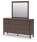 Cadmori Full Panel Bed, Dresser, Mirror and Nightstand
