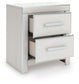 Birmonton California King Upholstered Bed, Dresser, Mirror and Nightstand