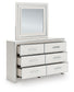 Birmonton Queen Upholstered Bed, Dresser, Mirror, Chest and Nightstand