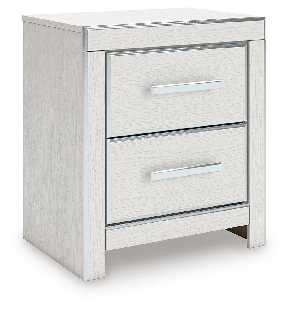 Birmonton Queen Upholstered Bed, Dresser, Mirror, Chest and Nightstand