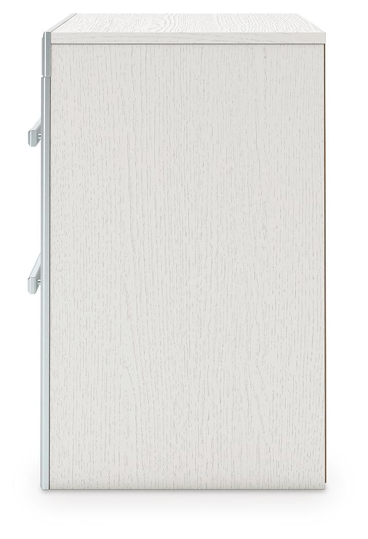 Birmonton Queen Upholstered Bed, Dresser, Mirror, Chest and Nightstand