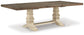 Bolanburg Dining Table and 4 Chairs and Bench with Storage