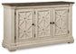 Bolanburg Dining Table and 4 Chairs and Bench with Storage