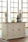 Bolanburg Dining Table and 4 Chairs and Bench with Storage
