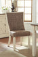 Bolanburg Dining Table and 4 Chairs and Bench with Storage