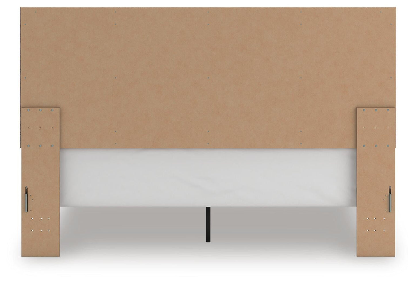 Rusticott King Panel Bed with Mirrored Dresser