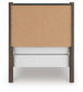 Pamytta Twin Upholstered Panel Bed, Dresser, Mirror, Chest and Nightstand