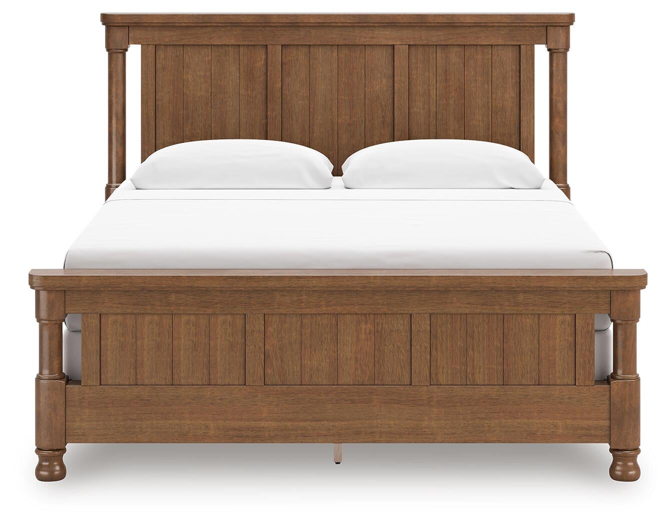 Rowlenstown King Poster Bed with Mirrored Dresser and Nightstand