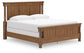 Rowlenstown King Poster Bed with Mirrored Dresser and Nightstand