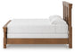 Rowlenstown King Poster Bed with Mirrored Dresser