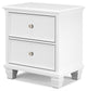 Fortman Twin Panel Storage Bed, Dresser, Mirror and Nightstand