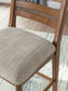 Greddinton Counter Height Dining Table and 6 Barstools