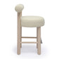 Lemrac Cream Counter Stool