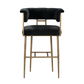 Dirtsa Velvet Bar Stool