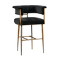 Dirtsa Velvet Bar Stool