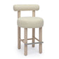 Lemrac Cream Counter Stool