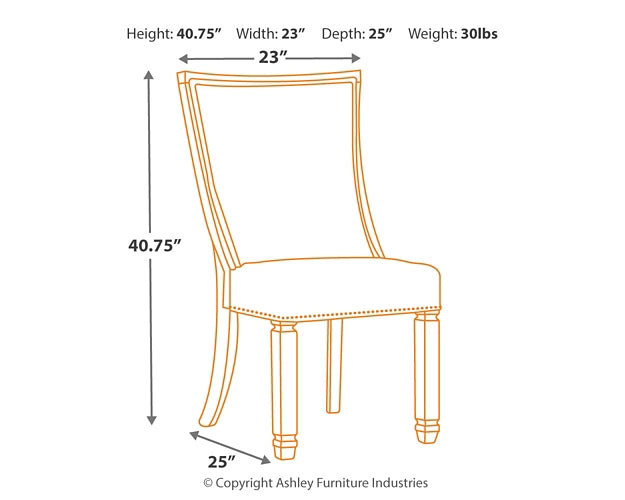 Ashley Express - Bolanburg Dining UPH Side Chair (2/CN)