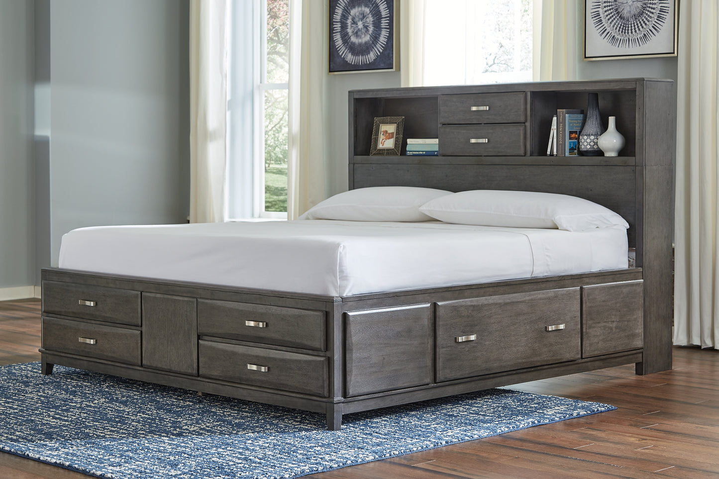 Ashley Express - Caitbrook Queen Storage Bed with 8 Drawers