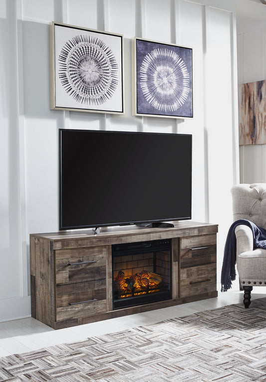 Ashley Express - Derekson TV Stand with Electric Fireplace