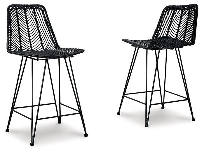 Ashley Express - Angentree Counter Height Bar Stool (Set of 2)