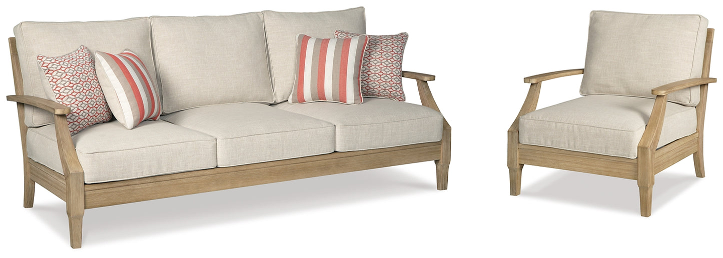 Clare View Outdoor Sofa with Lounge Chair