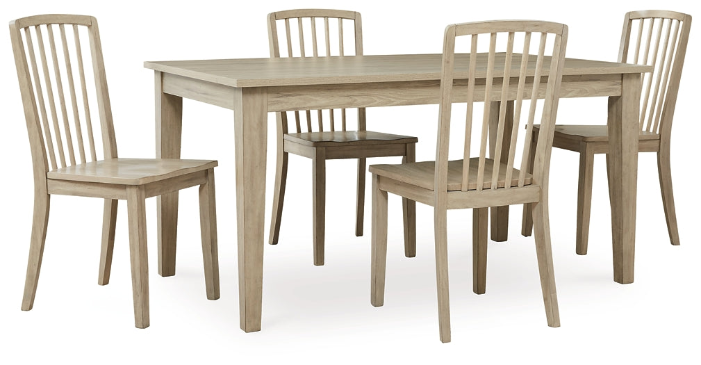 Ashley Express - Gleanville Dining Table and 4 Chairs