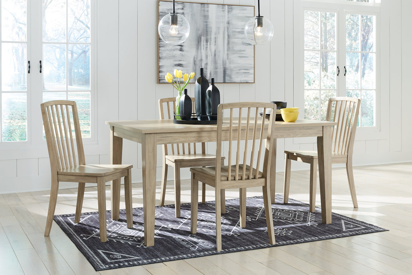 Ashley Express - Gleanville Dining Table and 4 Chairs