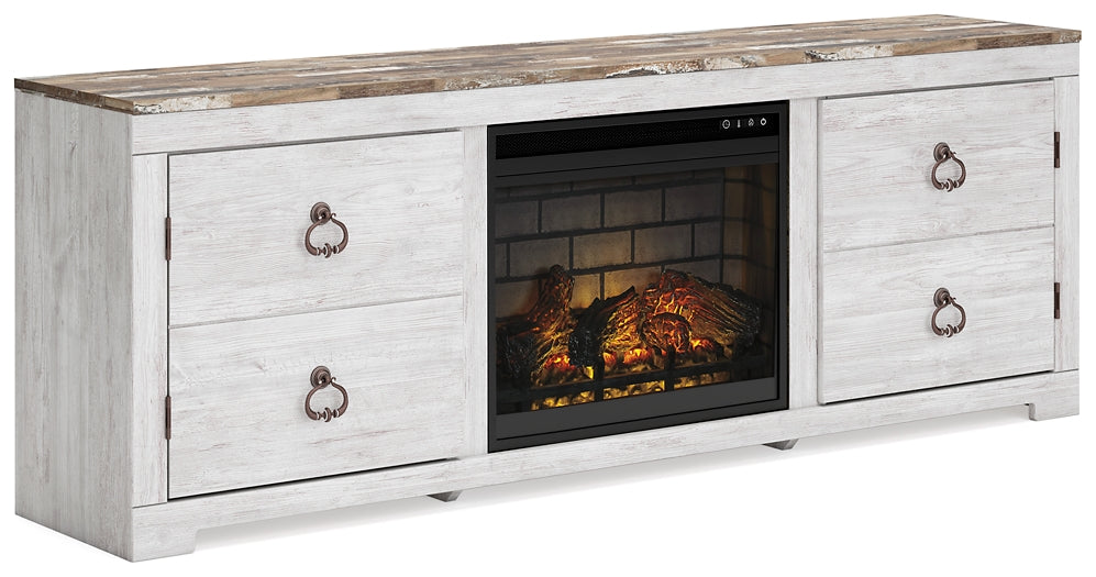 Ashley Express - Willowton 72" TV Stand with Electric Fireplace