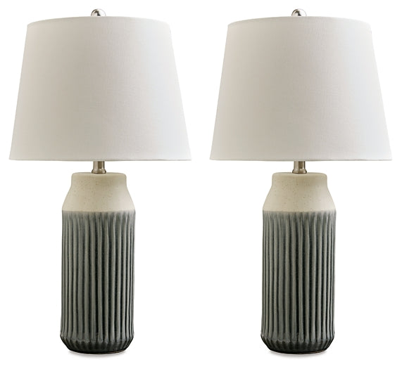 Ashley Express - Afener Ceramic Table Lamp (2/CN)