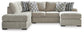 Calnita 2-Piece Sectional with Chaise