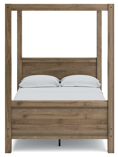 Ashley Express - Aprilyn Full Canopy Bed with Dresser, Chest and 2 Nightstands
