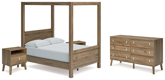 Ashley Express - Aprilyn Full Canopy Bed with Dresser and 2 Nightstands