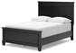 Lanolee Full Panel Bed with Mirrored Dresser, Chest and Nightstand